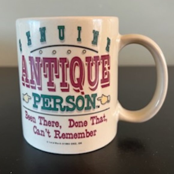 Vintage 1996 Laid Back Genuine Antique Person Mug  ~ Birthday Gift - Picture 1 of 3